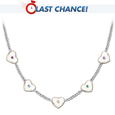 My Granddaughter, I Wish You Necklace With Hearts: Sentimental Granddaughter Jewelry Gift