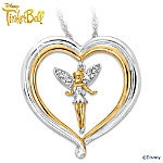 Tinker Bell Believe Pendant Necklace: Disney Jewelry