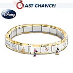 Wonderful World Of Disney Italian Charm Bracelet: Jewelry Gift