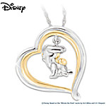 Some Days Look Better Upside Down Eeyore Pendant Necklace: Disney Winnie The Pooh Jewelry