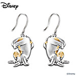 Some Days Look Better Upside Down Eeyore Pierced Earrings