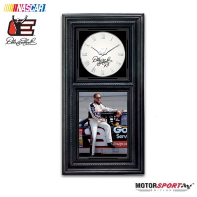 Forever The Man: Decorative Dale Earnhardt Wooden Wall Clock