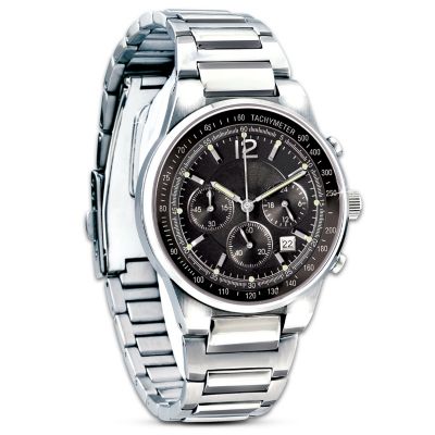 My Son, My Pride And Joy Stainless Steel Chronograph Men's Wrist Watch: Gift For Sons