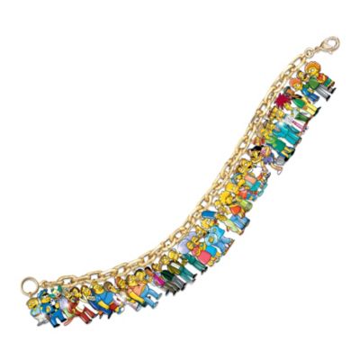 The Simpsons Ultimate Charm Bracelet: Collectible Simpsons Jewelry