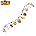 A Pirates Treasure Charm Bracelet With Cultured Black Pearls: Pirates Of The Caribbean Jewelry