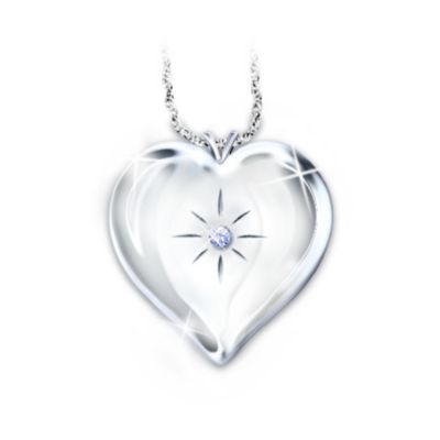 Always And Forever Diamond Heart-shaped Locket Pendant Necklace - Jewelry Gift For Her