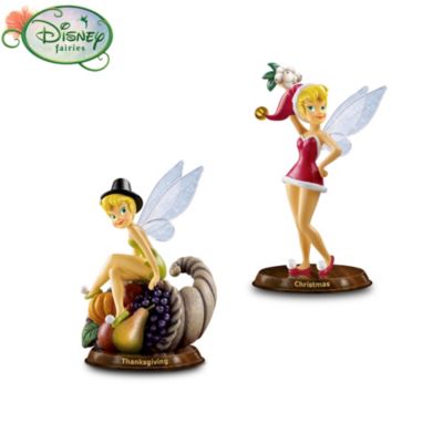 Disney's Tinker Bell's Sparkling Holidays Figurines: Set Of Two