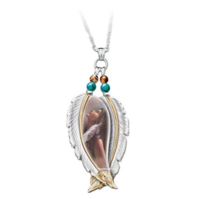 Lee Bogle Serenity's Promise Sterling Silver Pendant Necklace