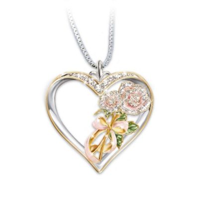 My Daughter, Precious Blossom Of My Heart Pendant Necklace Jewelry Gift For Daughter