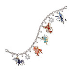 Spirited Fairies Charm Bracelet: Fairy Jewelry Gift For Her