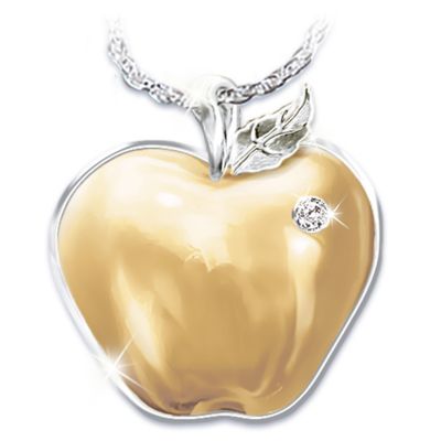 Teachers Are The Heart Of Learning Diamond Pendant Necklace: Engraved Teacher Jewelry Gift
