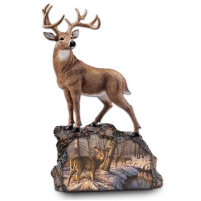 The Proud Guardian Collectible Deer Art Sculpture