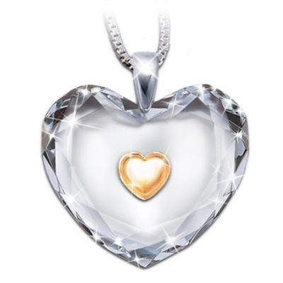 Dear Daughter, Heart Of Gold Pendant Necklace: Daughter Keepsake Jewelry Gift