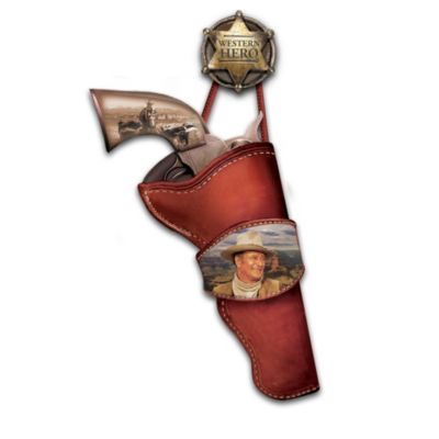 Buy John Wayne Western Hero Sculpted Holster And Pistol Replica Wall Decor