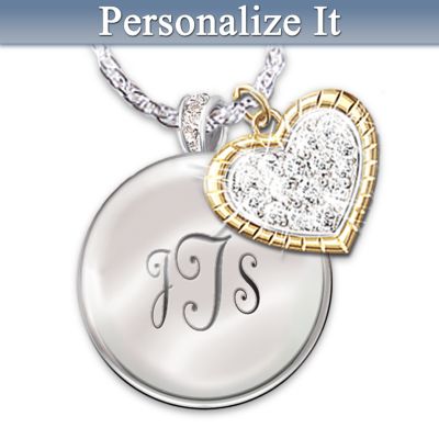 My Blessed Daughter Personalized Pendant Necklace Engraved Jewelry Daughter Gift