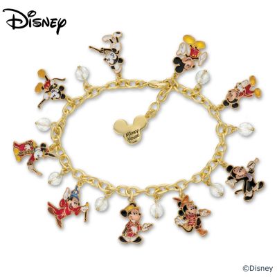 Disney Mickey Through The Years Charm Bracelet