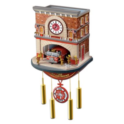 To The Rescue Firefighters Wall Clock