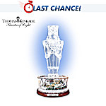 Thomas Kinkade Victorian Christmas Crystal Nutcracker Figurine