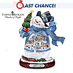 Thomas Kinkade Winter Wonderland Snowman Figurine