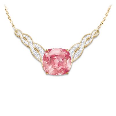Reflections Solid Sterling Silver Necklace With Color-Changing Stone
