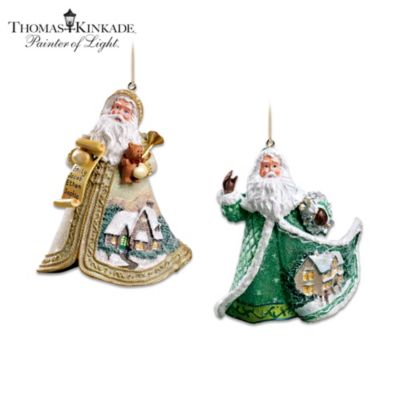 Thomas Kinkade Ornament Set