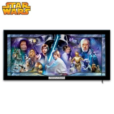 Star Wars Collectible Stained-Glass Wall Decor Art