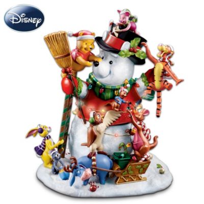 Disney Winnie The Pooh And Friends Snowman Figurine