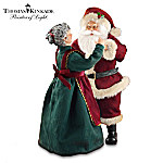Thomas Kinkade Musical Santa Claus Christmas Figurine: Santas Christmas Dance