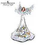 Thomas Kinkade Illuminated Musical Angel Figurine: Angel Of Peace