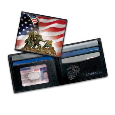 Semper Fi: United States Marine Corps Leather Wallet