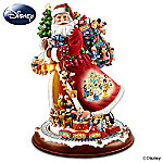 Disney Santa Claus Christmas Tabletop Figurine: Santas Timeless Disney Treasures