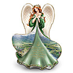 Irish-Inspired Heirloom Porcelain Irish Angel Figurine: May Angels Gather Round