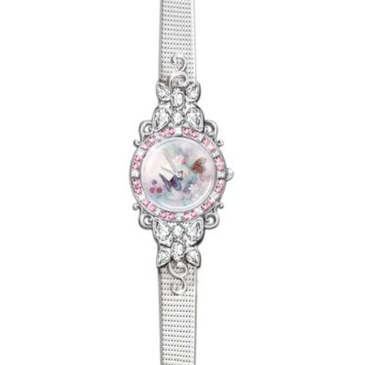 Lena Liu Artistic Crystal Butterfly Watch