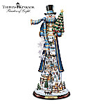 Thomas Kinkade Home For The Holidays Tall Snowman Figurine