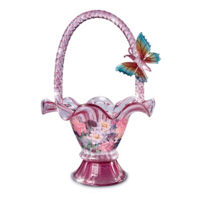 Lena Liu's "Ruby Sparkle" Garden Art Glass Bowl