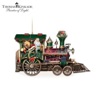 Thomas Kinkade Santa's On His Way Ornament