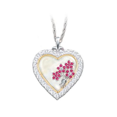 Daughters Are The Blossoms In The Garden Of Life Pendant Necklace