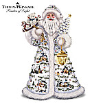 Thomas Kinkade Father Christmas Santa Claus Figurine
