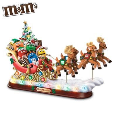 M&M'S Character Christmas Tabletop Figurine - Christmas Eve Sleigh Ride