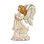 Angel Art Porcelain Night Light Lamp: Delicate Blessings