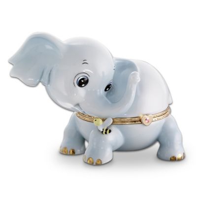 Kismet Elephant Heirloom Porcelain Music Box
