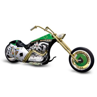 Texas Hold 'Em Chopper Figurine