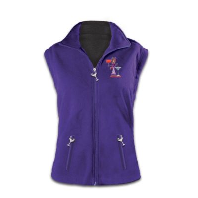 Dolly Mama's Embroidered Reversible Fleece Vest: Attitudes, They Are a-Changing