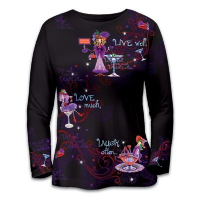 Dolly Mama's Celebrating Attitudes Long Sleeved Shirt