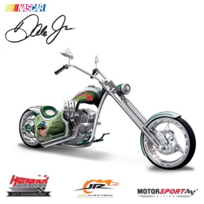 Dale Earnhardt, Jr. #88 AMP Energy Chopper Motorcycle Sculpture: In The Fast Lane