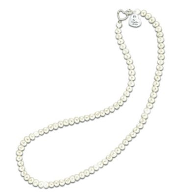 Genuine Cultured Freshwater Pearl Necklace Mother-Daughter Gift
