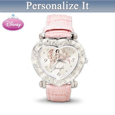 Disney Princess Personalized Swarovski Crystal Watch
