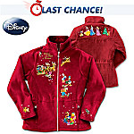 Disney Characters Fleece Jacket: Magic Of Christmas