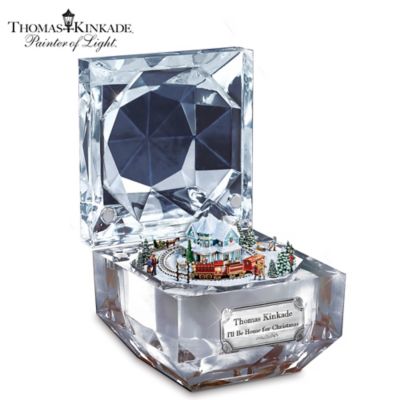 Thomas Kinkade I'll Be Home For Christmas Music Box