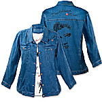 Love Always, Elvis Women's Denim Jacket